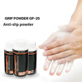 White container of magnesium carbonate sports anti-slip powder for badminton and weightlifting