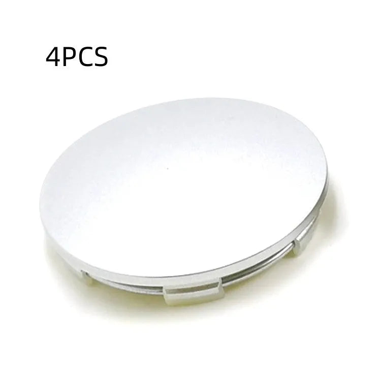65mm ABS plastic car wheel hub centre cover in antique copper finish with aluminium label