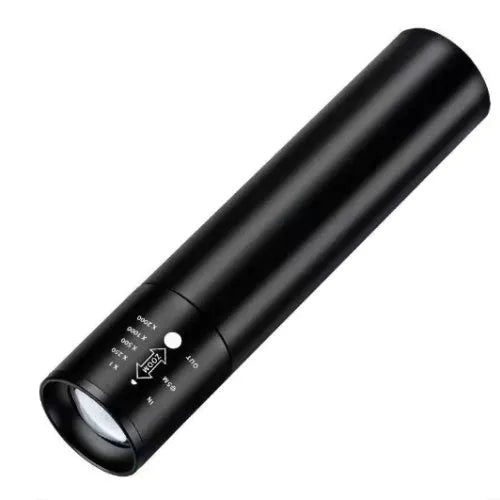 Black aluminium mosquito repellent lamp with red light therapy technology