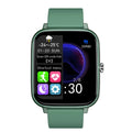 Smartwatch with Bluetooth calling and full touch screen in pink colour on wrist
