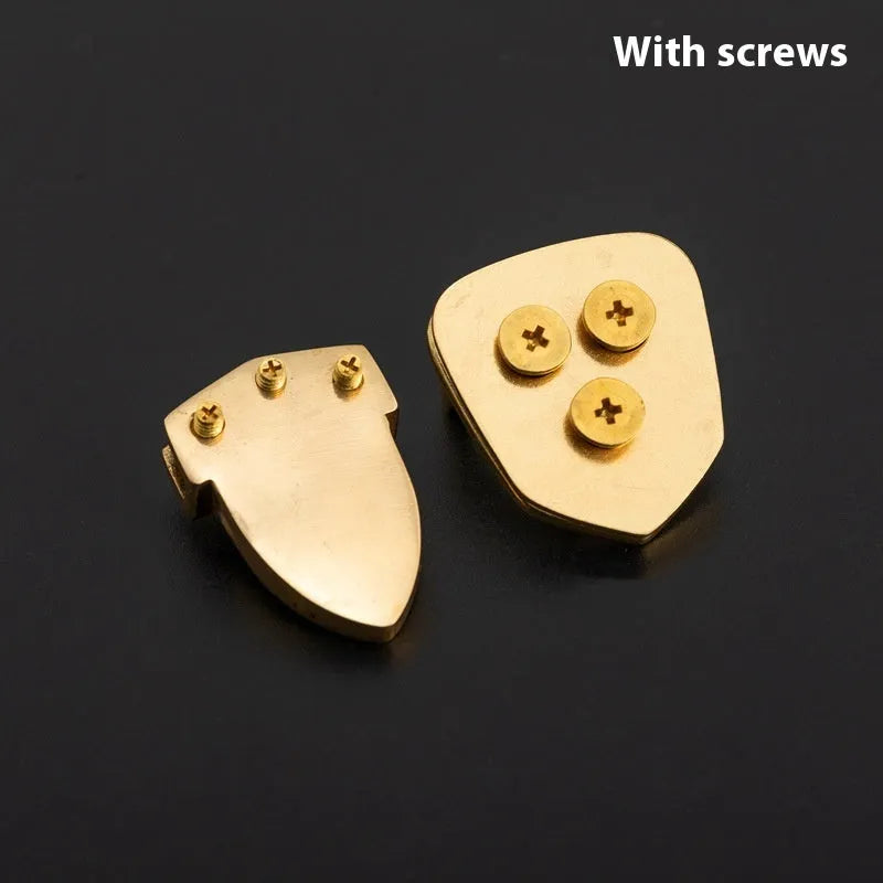 Pure brass bag hardware mortise lock duck tongue buckle for luggage accessories, old 29.5mm x 26mm and new 26mm