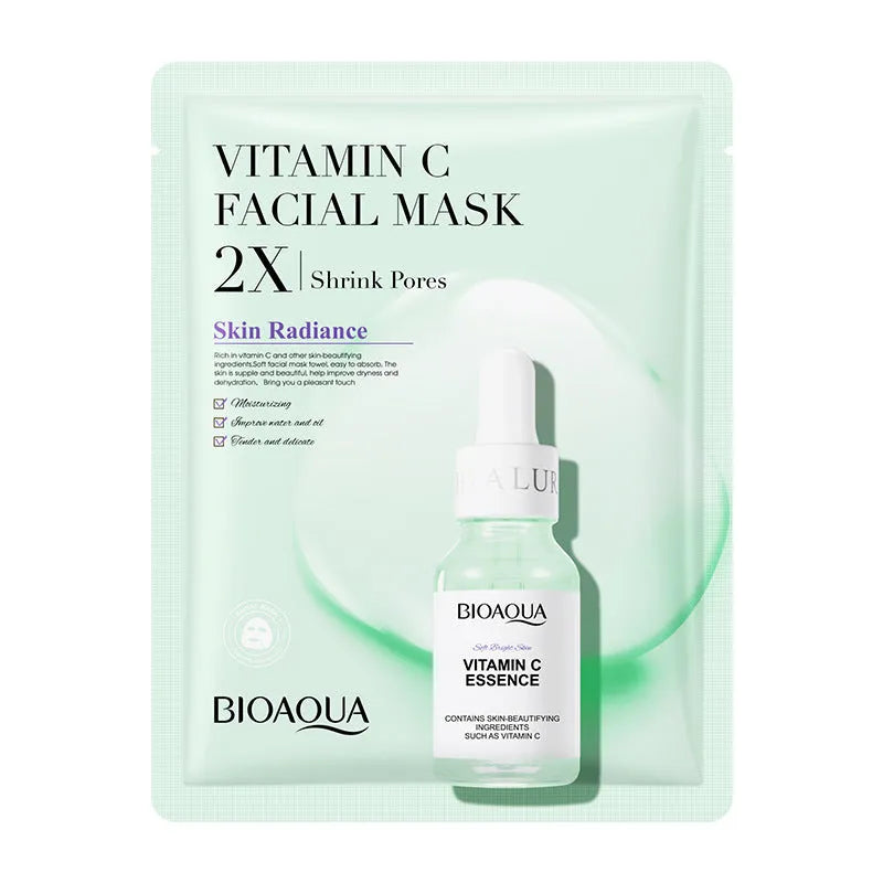 Collagen and hyaluronic acid face sheet mask set with 30g gel formula