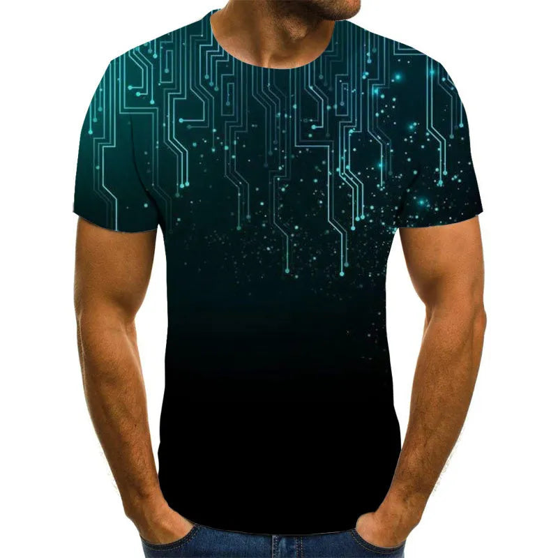 Purple light colour casual men's short sleeve t-shirt made of cloth fabric, loose fit, sizes XXS to 6XL