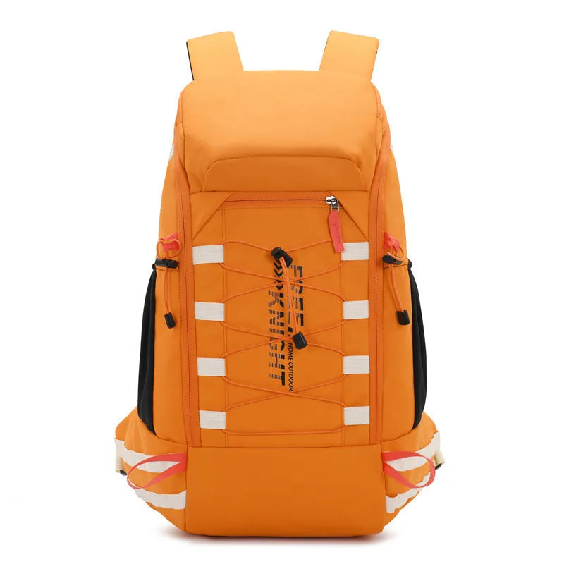 Unisex 40L outdoor backpack in 900D Oxford cloth for hiking and cycling, colour blue