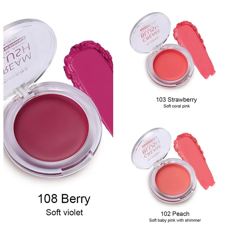PHOERA light and brightening cream blush for general skin, single colour, eight shades available