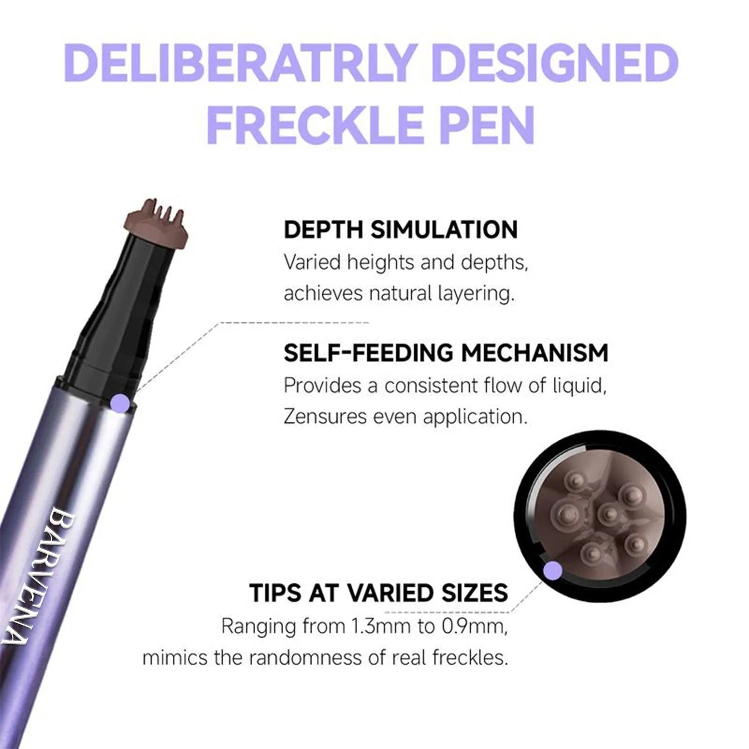 Double-headed pen brow cream shaping eyebrow pencil in brown and black for universal skin types