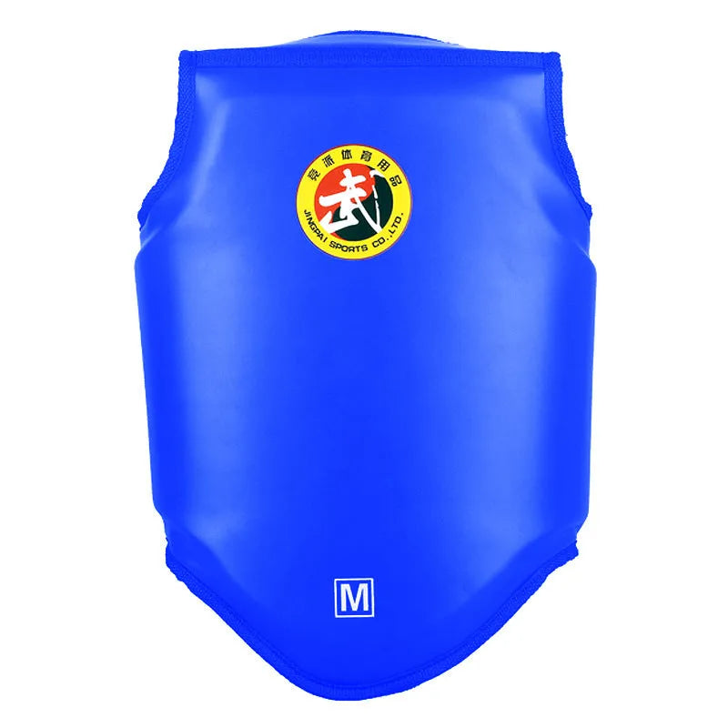 PU boxing helmet for fighting training in red, blue, or black colours available in S, M, L sizes