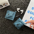 Silicone earphone box for AirPods 1/2 and AirPods Pro 3 with cartoon tank design and hook attachment