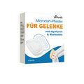 Hyaluronic acid joint relief microneedle patch with curcumin and tea tree oil, 4-piece pack.