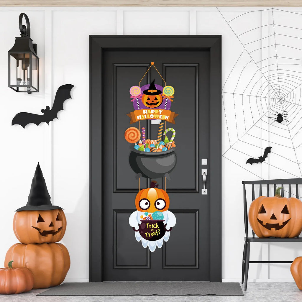 Halloween paper box set of 6 pieces for candy snack packaging in assorted styles