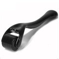 Black 540 microneedle beard roller with 304 stainless steel needles, 16.5 x 4.5 x 4cm, 90g, PC handle