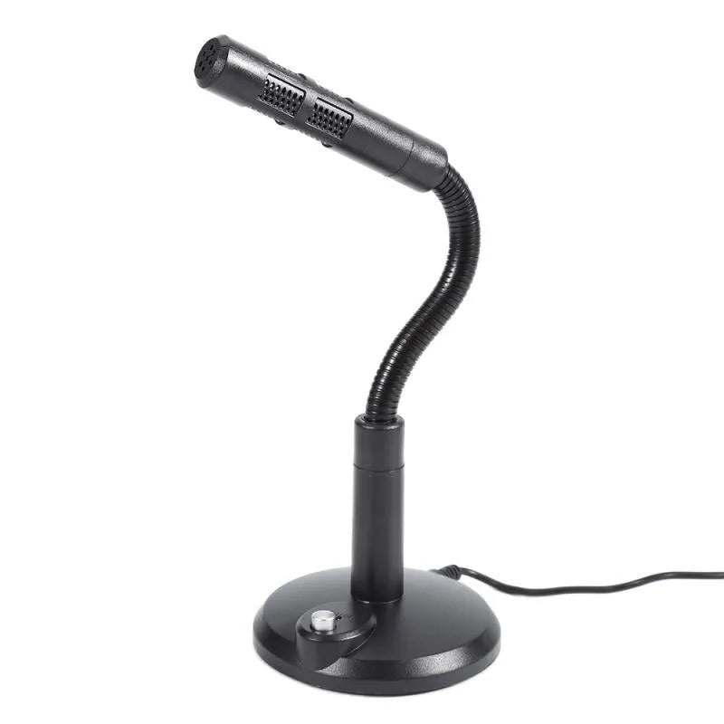 Wireless USB dynamic microphone with built-in lamp, gentleman black colour, for computer voice capture