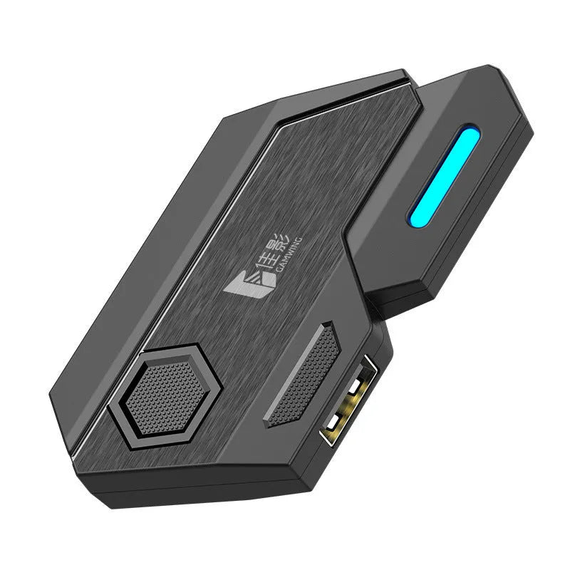 Keyboard mouse converter for mobile gaming with USB interface and official configuration suit