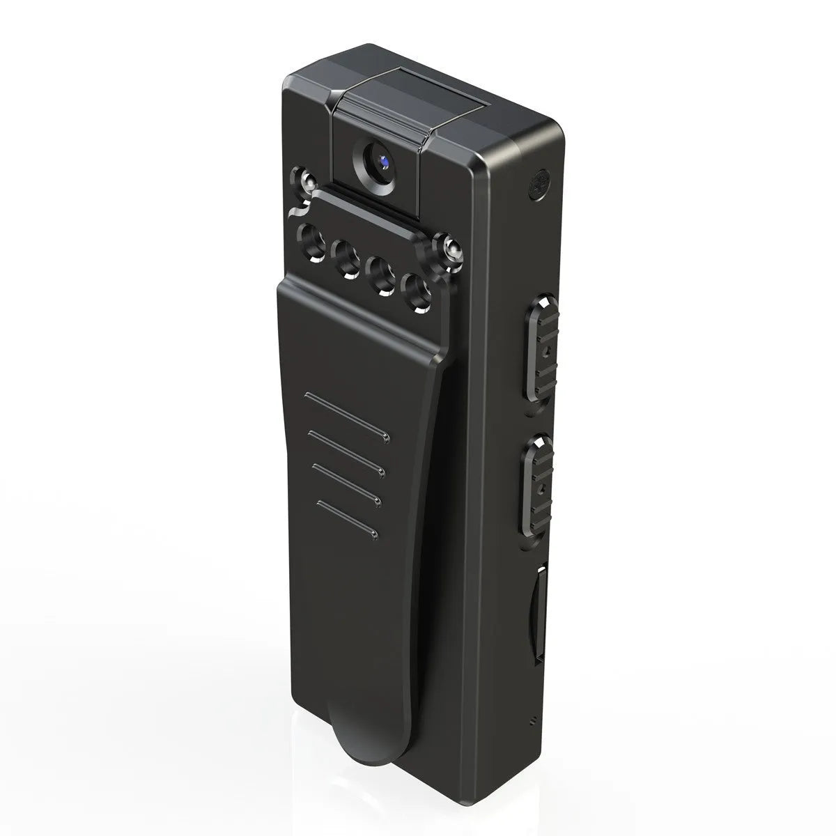 Black 1080p HD DV home camera with rotation capability and night vision