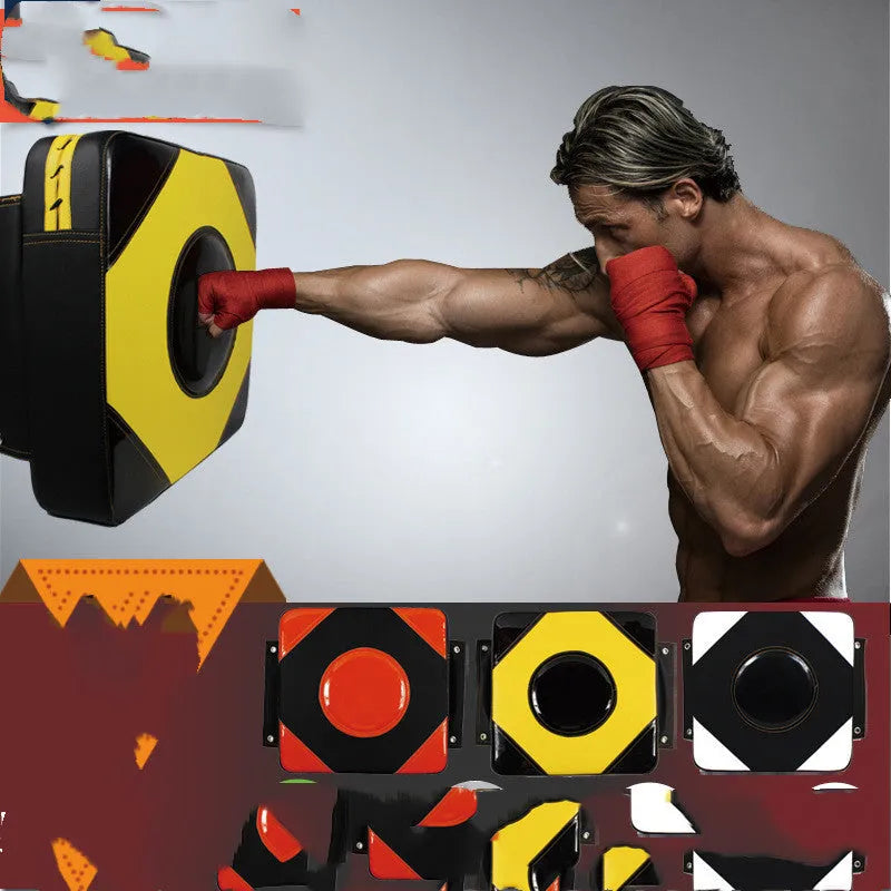 Home fitness wall target punching bag in 20x20x10cm size with PU surface and steel nail palm protector