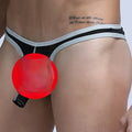 Men's Ice Silk nylon small briefs shown in multiple colours including white, black, sky blue, and army green.