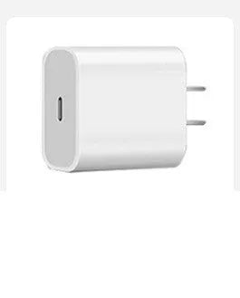 White 40W fast charger set with USB charging head and 5A cable for mobile phones