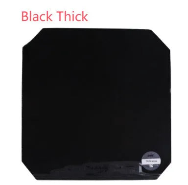 Fast Attack Sticky Classic-50 table tennis racket with red or black anti-rubber in thick or medium thick sponge options.