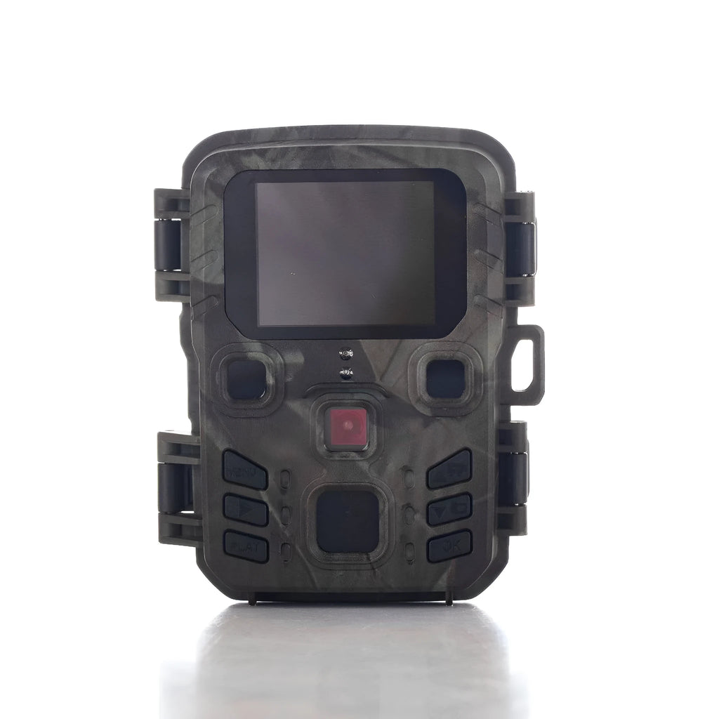 Black plastic infrared night vision surveillance device for 12MP monitoring