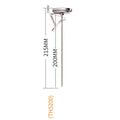 Pen type kitchen thermometer with long stainless steel probe and digital display.
