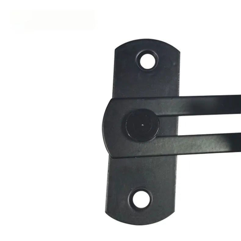 Warehouse hook lock with 90-degree stainless steel carbon steel latch for sliding door security