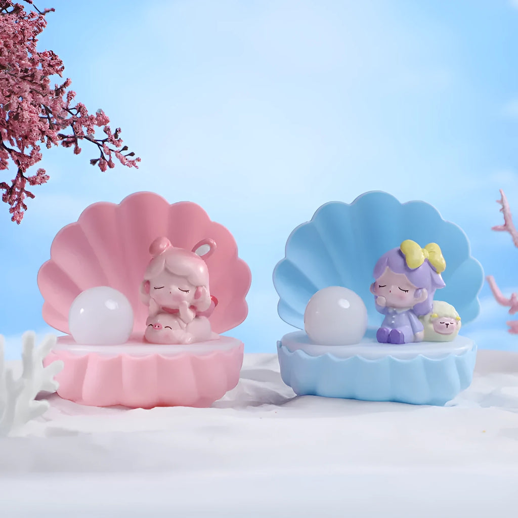 Shell Star Light decorative night lamp with cartoon character design in resin construction