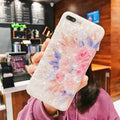 Dream Shell soft TPU iPhone case shown in brown, purple and white colours for multiple iPhone models.