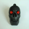 Halloween skeleton skull USB flash drive with PVC shell and attached chain