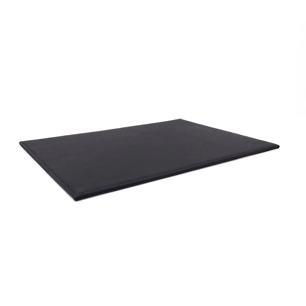 Durable heat-insulating tablet pad with anti-radiation printing in black, blue, green, and black gold colours.