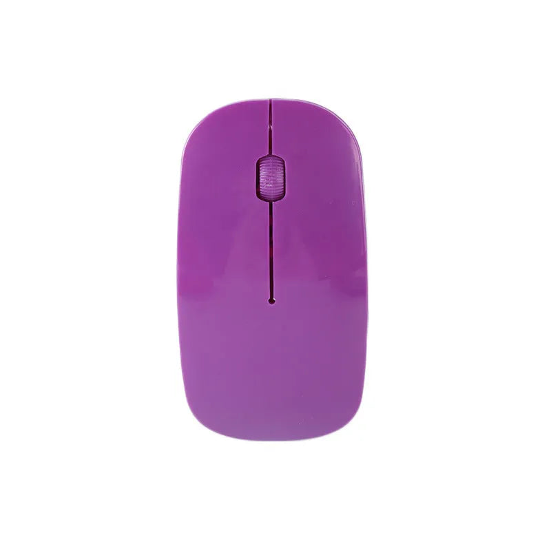 Ultra-thin wireless computer mouse in multiple colours with USB receiver