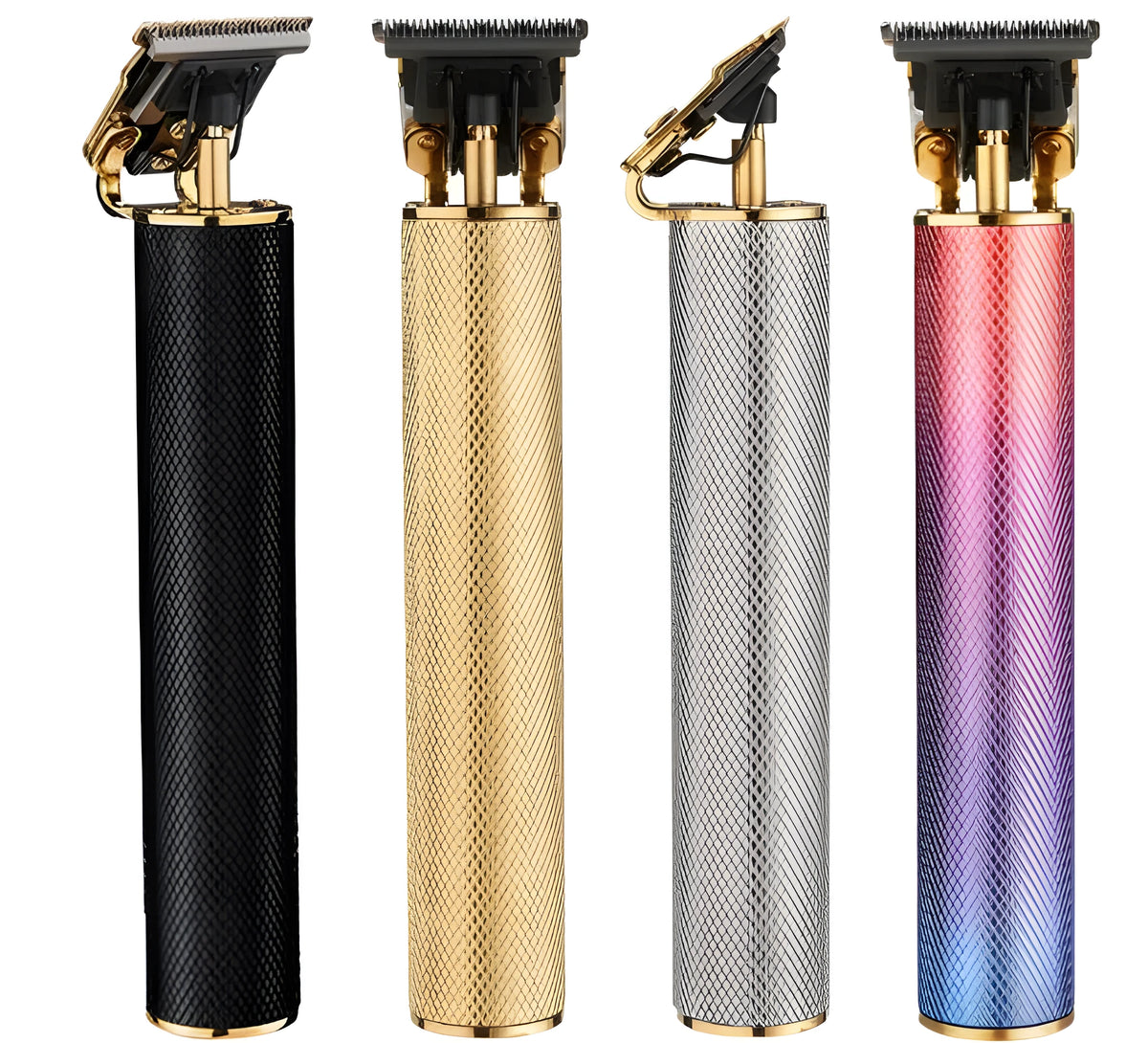 USB electric hair clipper head in 5W rated design with 2 hour charge time and Gradient, NewBlack, NewGold, NewSilver, or Transparent Black comb style options
