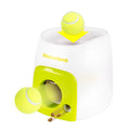 Green ABS plastic pet dog baseball food reward machine interactive treat dispenser