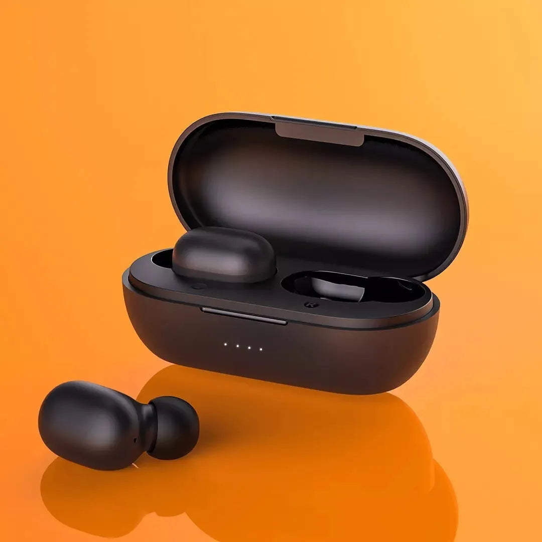 GT1 Pro true wireless black earbuds in earplug style with Bluetooth 5.0