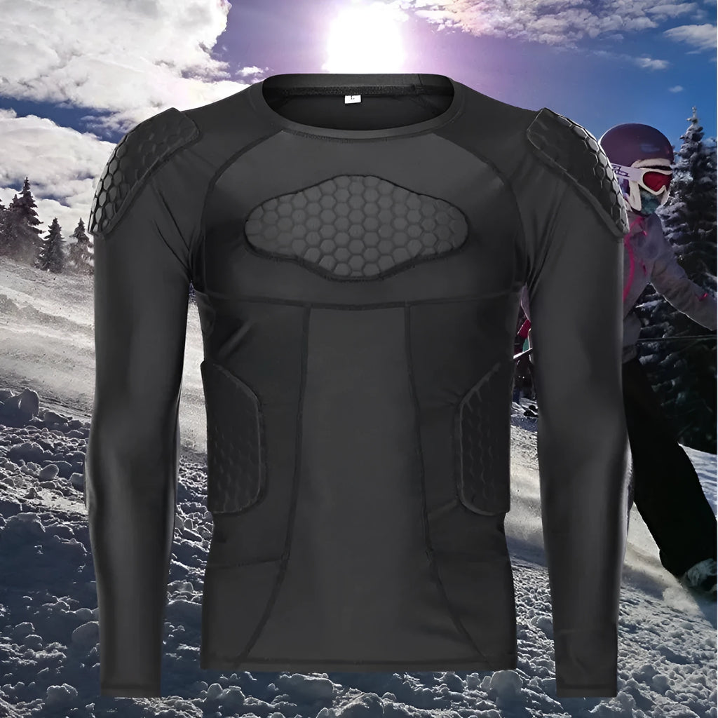 Anti-collision football training suit in Lycra and polyester, available as long sleeve top TW-FZ006 or trousers TW-FZ007, sizes M to XXL