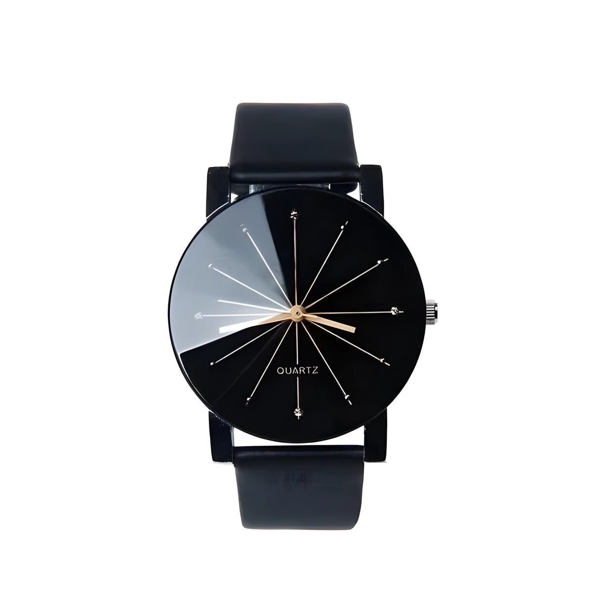 Impressionist art wristwatch with sweetheart meridian strap, leisure watch design