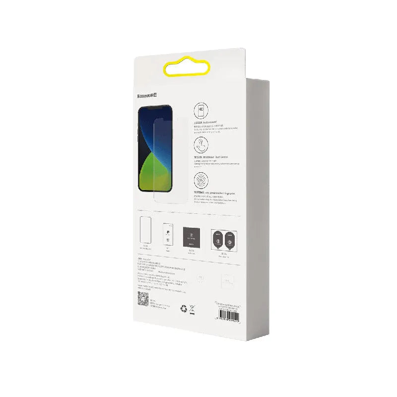 0.25mm frosted tempered glass film for iPhone 12 mini 5.4 inch, transparent, with cleaning bag and white edge liquid