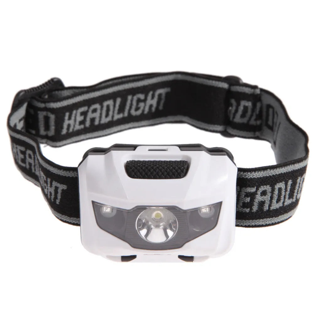 Cat Eye 2 Generation waterproof headlight with white and red LEDs for outdoor activities