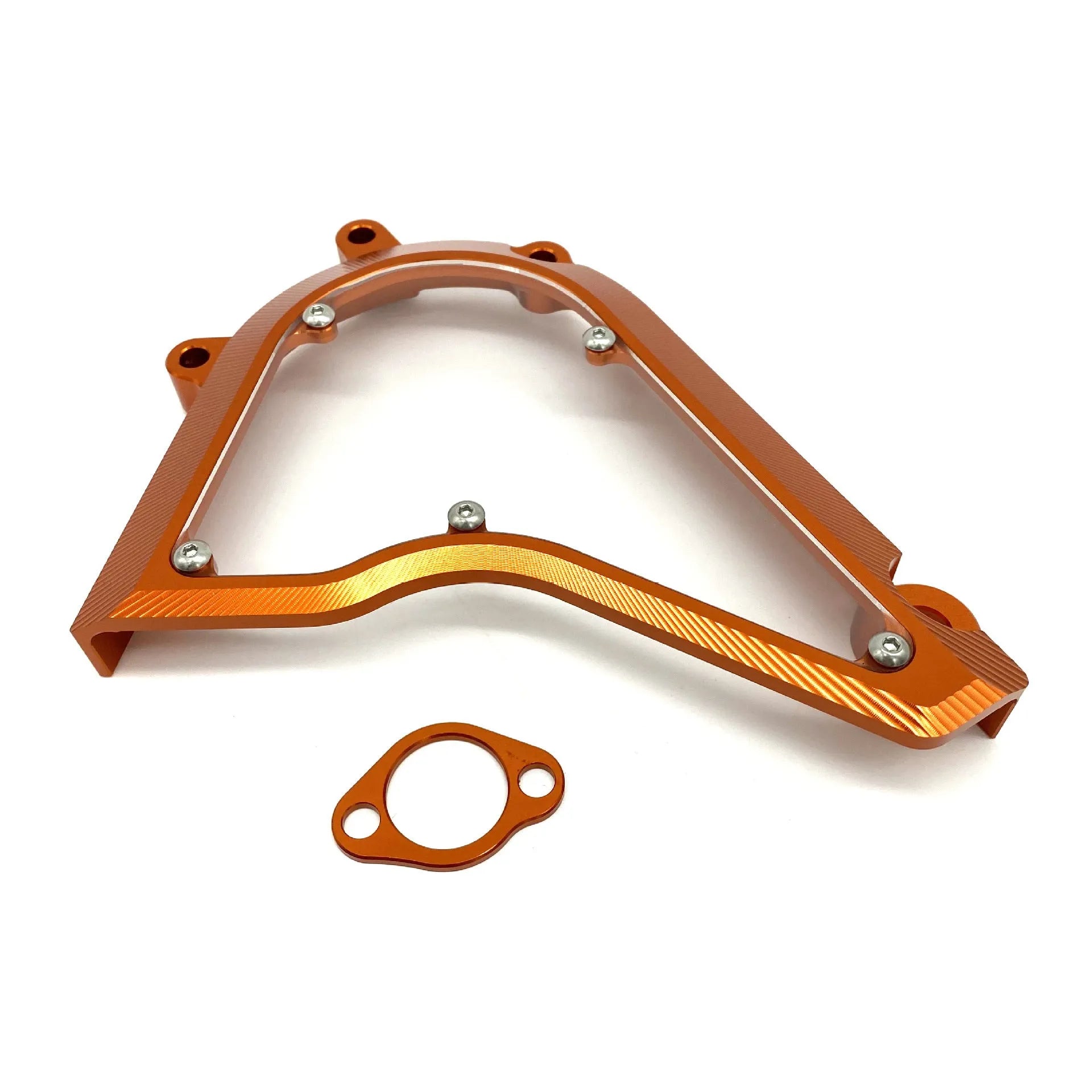 KTM motorcycle chain cover replacement part for Duke 250 390 models in black or orange
