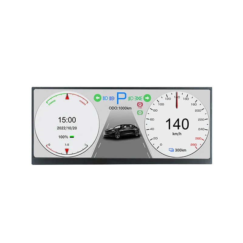 12.3-inch TFT vehicle display screen for car navigation system