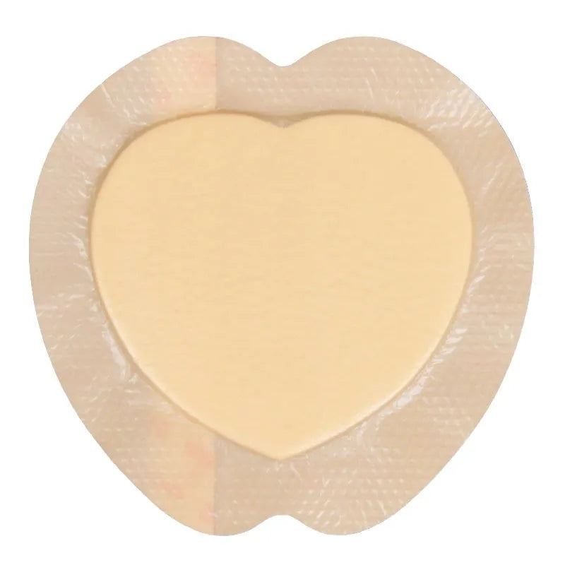 Skin-coloured silica gel foam bedsore sticker for pressure ulcer prevention