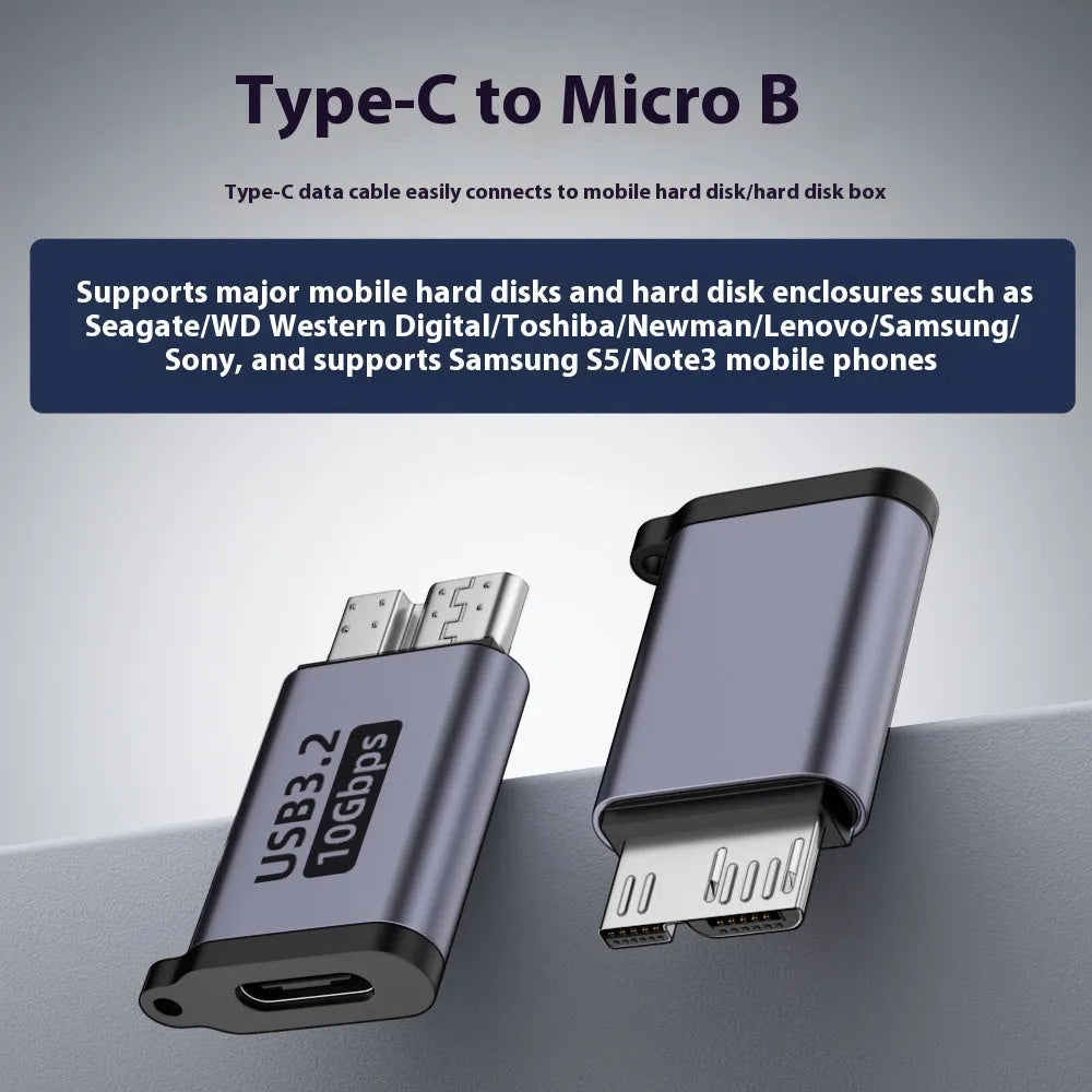 USB AM male to Micro-B male adapter for connecting legacy devices