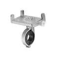 Aluminium alloy bicycle phone holder with fixed mount design in black, red and titanium colour options