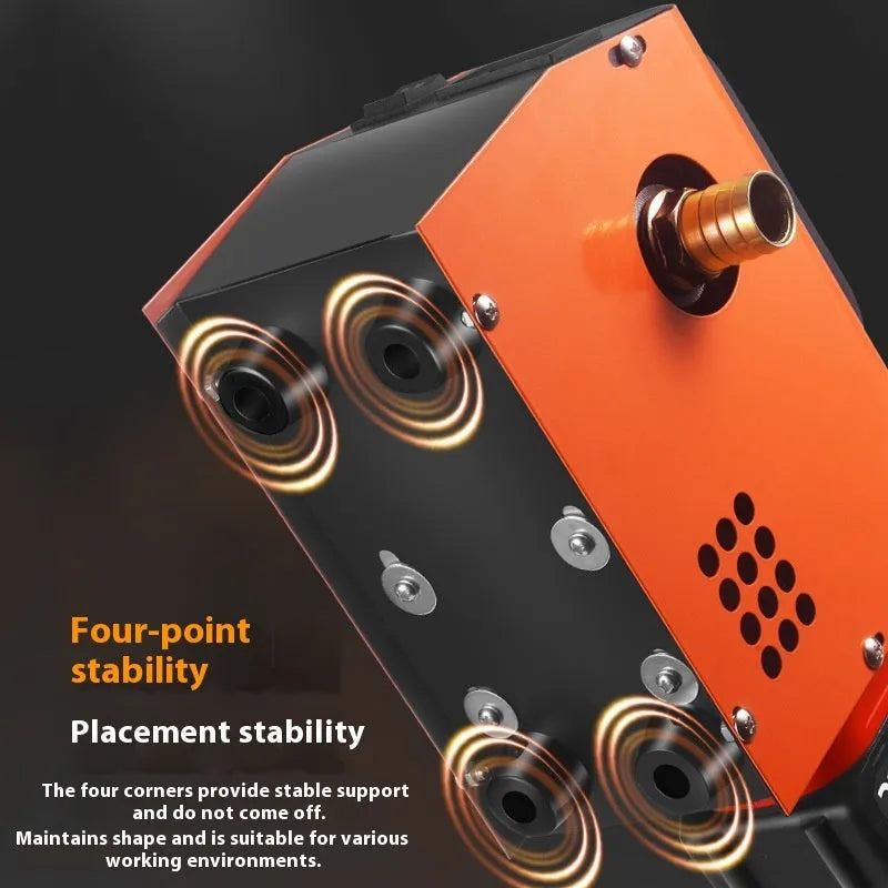 Aluminum alloy portable rechargeable oil pump with lithium batteries and accessory kit