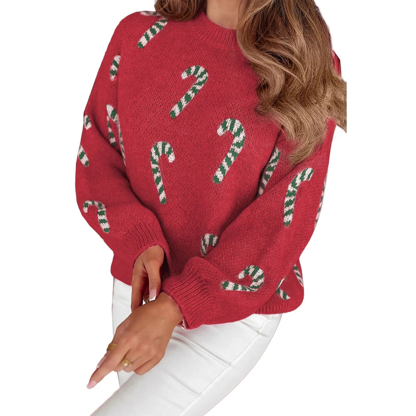 Women's casual knit long-sleeve top loose fit viscose fabric in three colours sizes S to XL