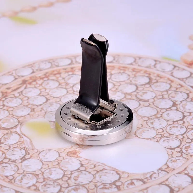 Wings Aromatherapy Car Diffuser Locket silver metal vent clip for car air freshener
