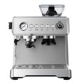 Fully automatic Italian coffee machine in Silver Gray, 320 x 320 x 400mm, with 2L water tank and 20Bar pressure