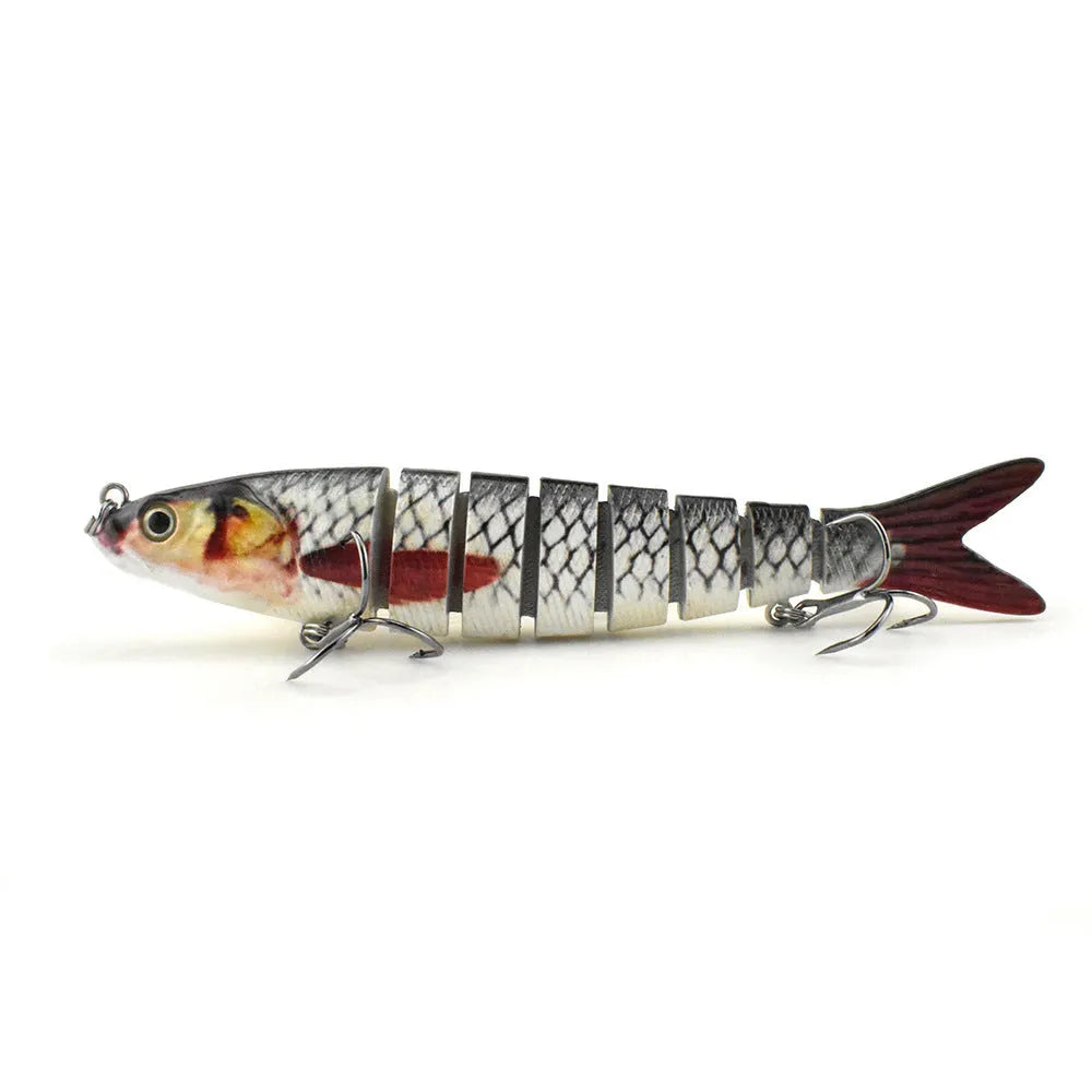 133mm bionic hard bait fishing lure in a fish shape, showing colour options.