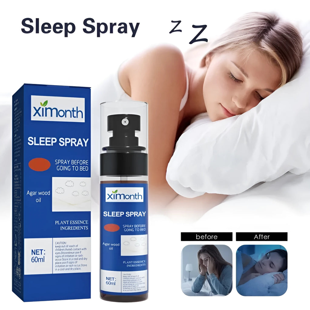 60ml sleep care aromatherapy spray bottle for body stress relief and relaxation