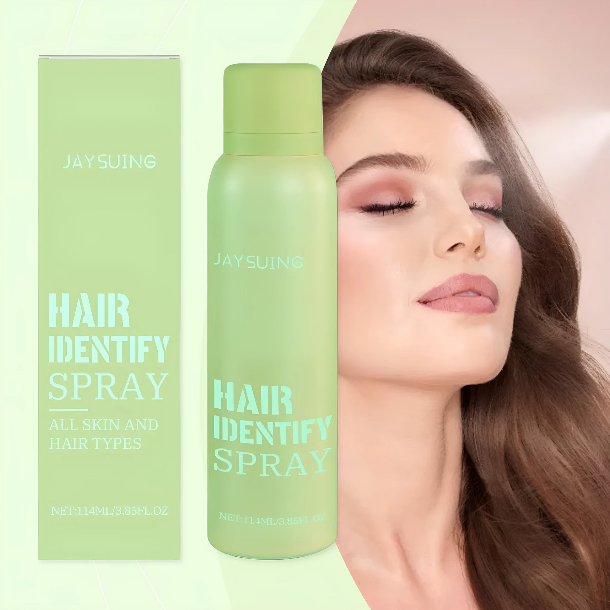 114ml facial hair recognition spray bottle with spray mechanism for grooming visibility
