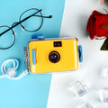Lomo underwater waterproof mechanical film camera in multiple colours including black blue green designs